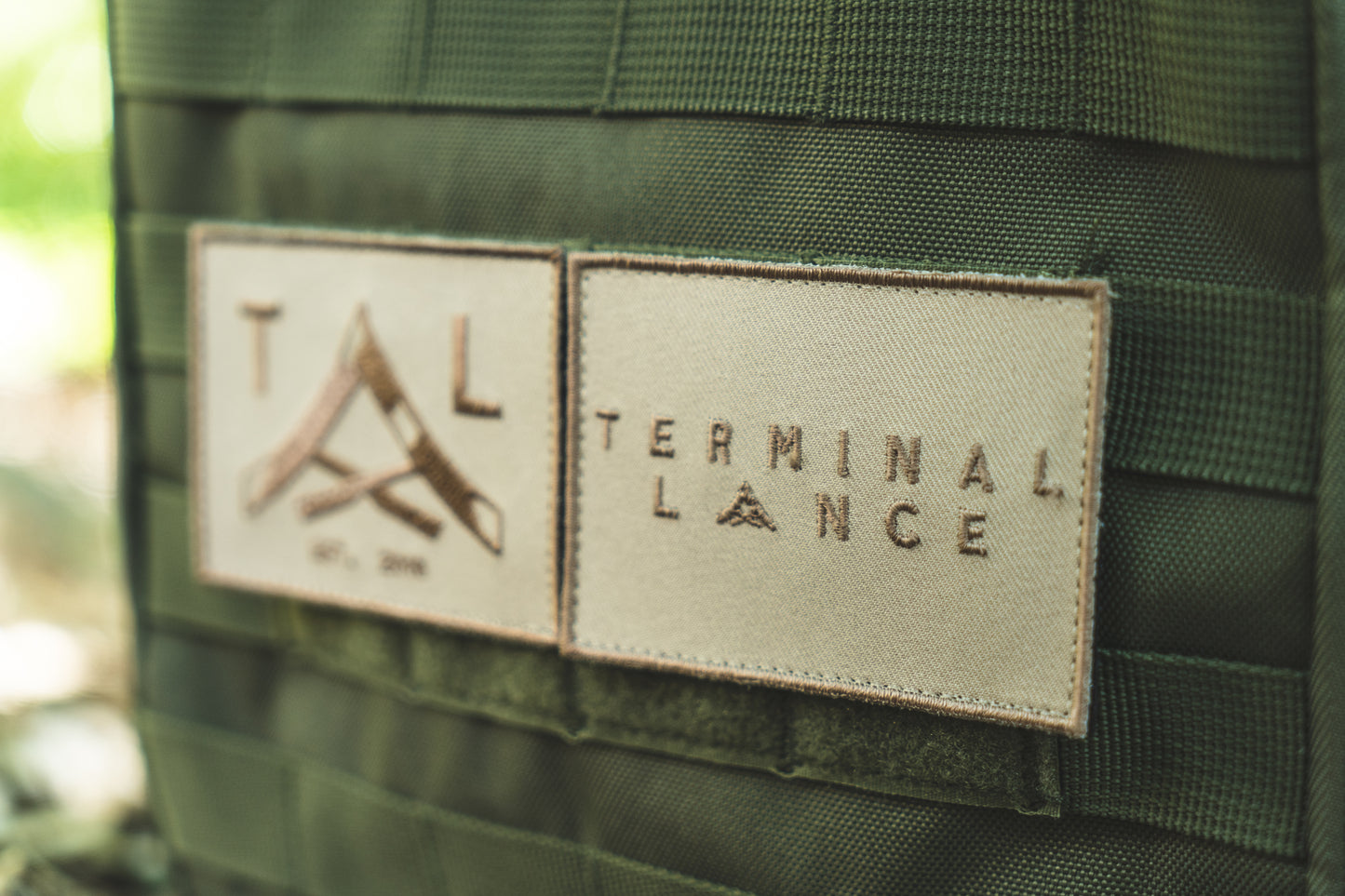 Terminal Lance Logo Patch with Hook Backing