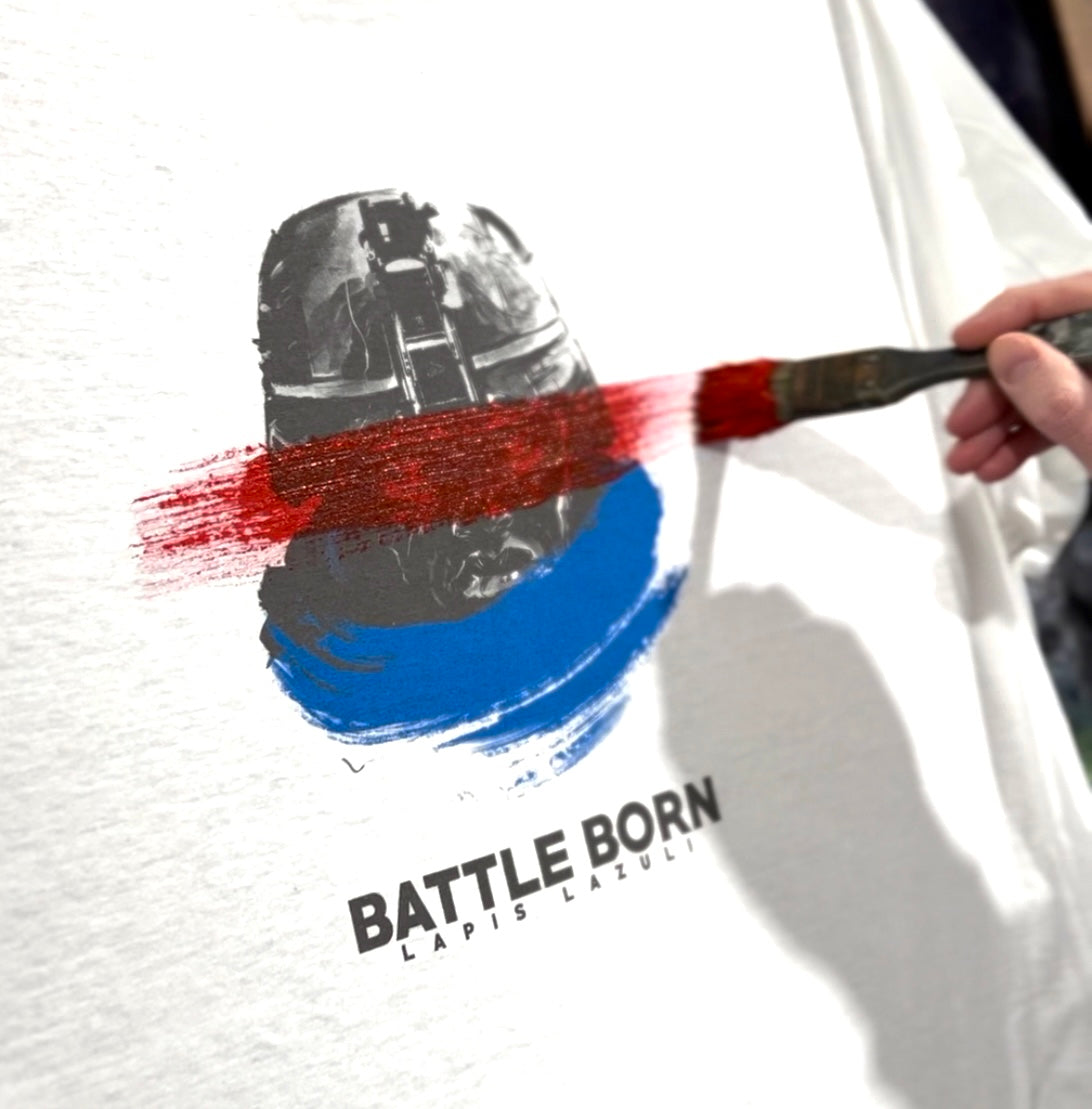 Battle Born Hand-Painted Art Tee