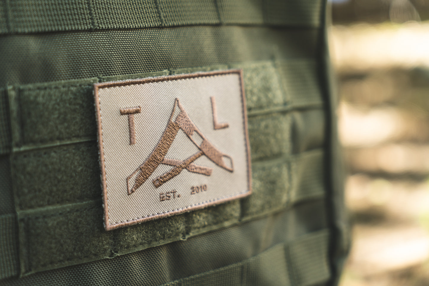Terminal Lance Chevron Patch with Hook Backing